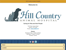 Tablet Screenshot of hillcountryanimal.com